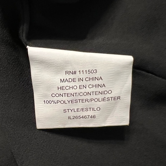 Lily white Francesca’s black side tie skinny strap tank top - women’s medium - Picture 8 of 8